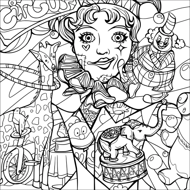 Colorful Circus Illustration