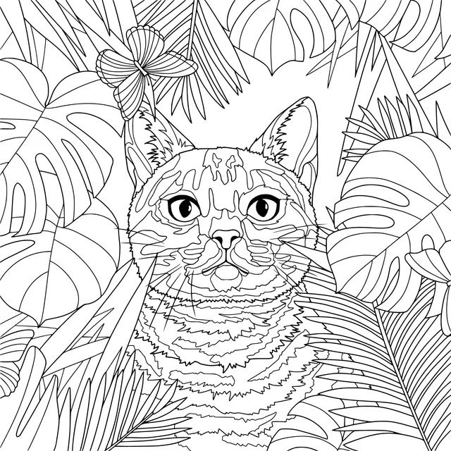 Cat in the Jungle