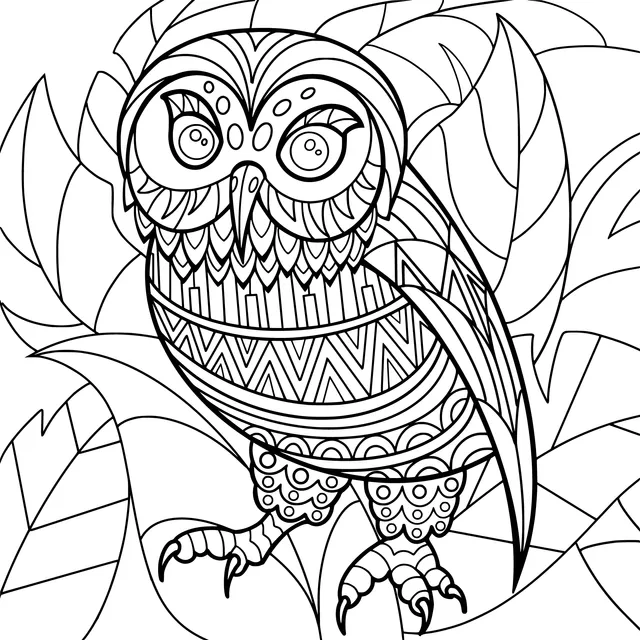 Ornamental - styled Owl
