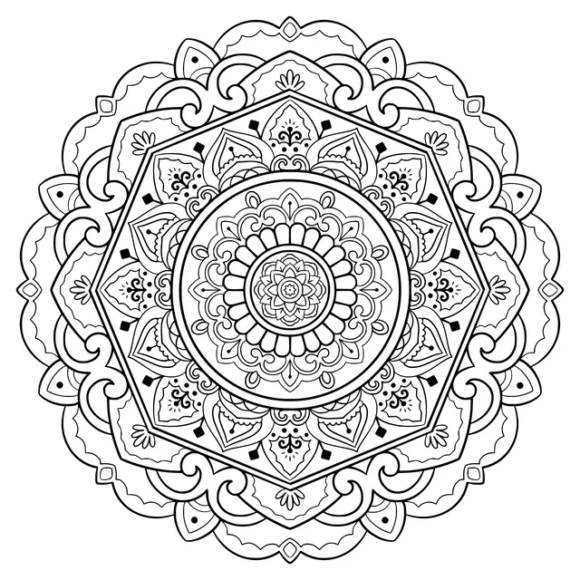 Exquisite Mandala Pattern