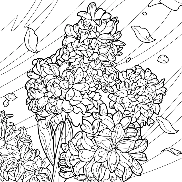 Colorful Hyacinths