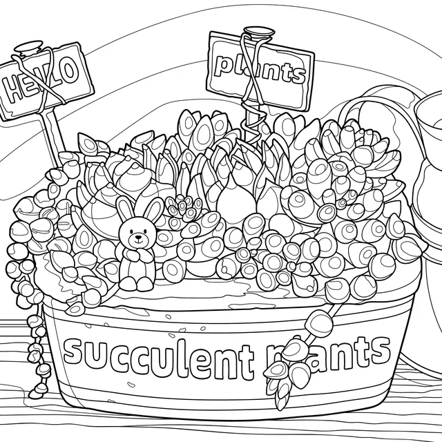 Cute Succulent Plant Pot