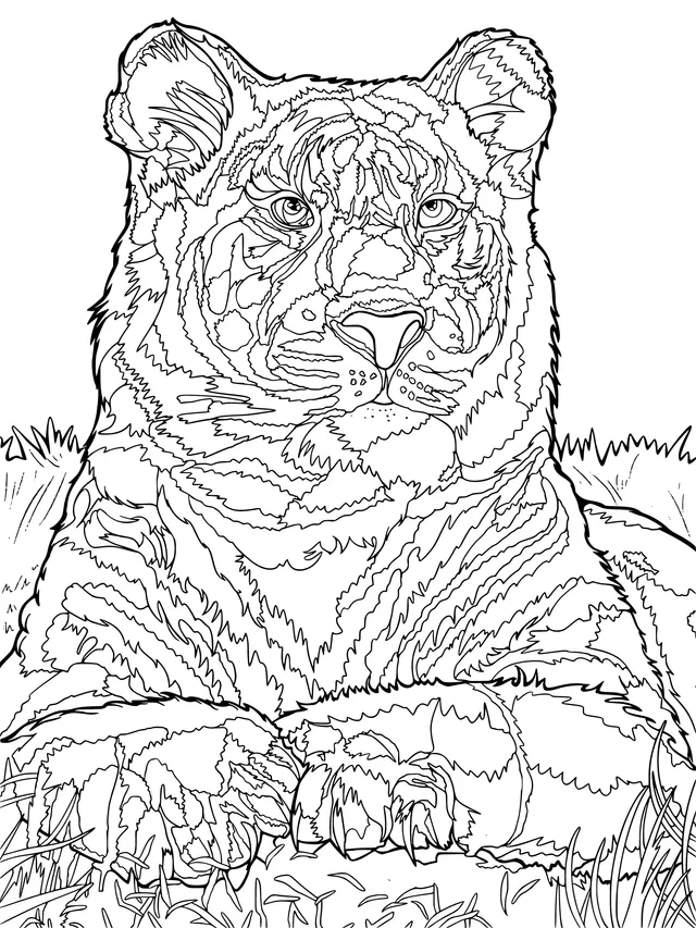 Resting Tiger