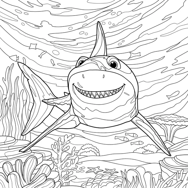 Cute Underwater Shark