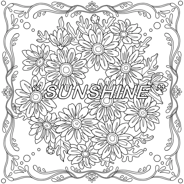 Sunshine Floral Pattern