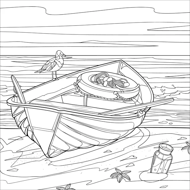 Small Boat on the Beach