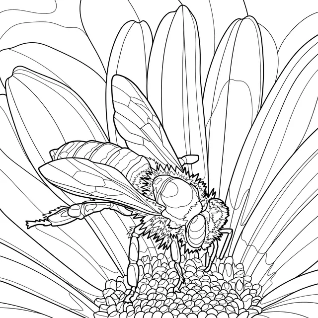 Bee on a flower