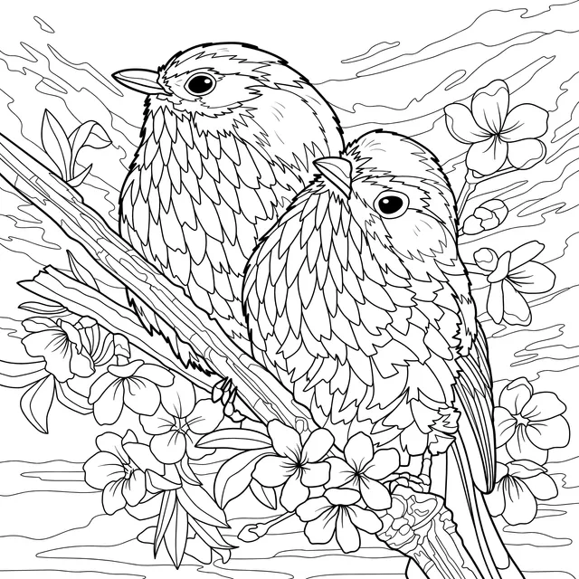 Two Birds on a Branch