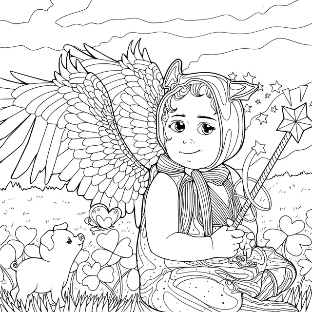 Little Angel with a Magic Wand