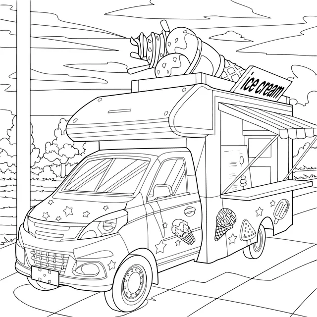 Ice - cream Vending Truck