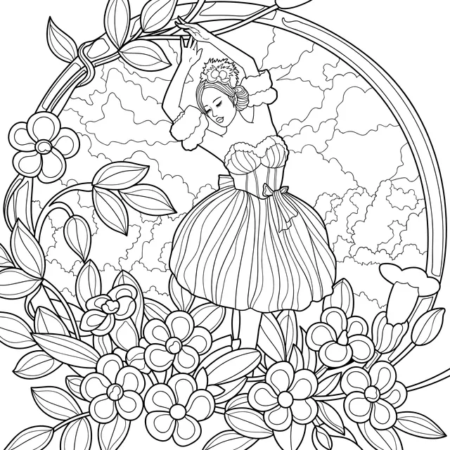 Dancer in the Flower丛