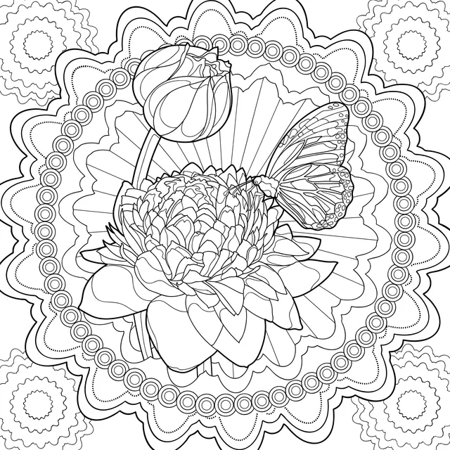曼陀罗花卉