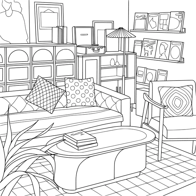 A Cozy Corner of the Living Room
