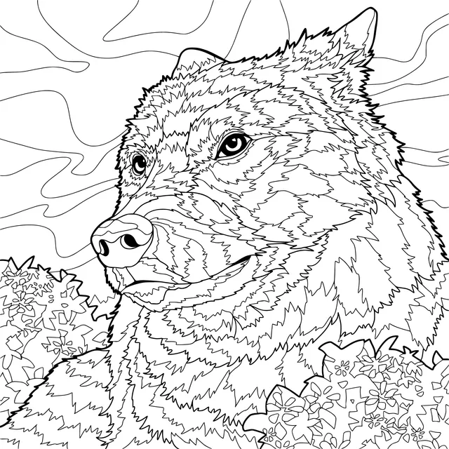 Illustration of a Wolf