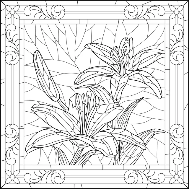 曼德拉百合花