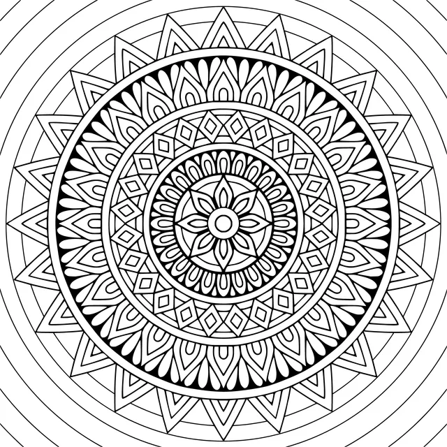 Colorful Mandala Pattern