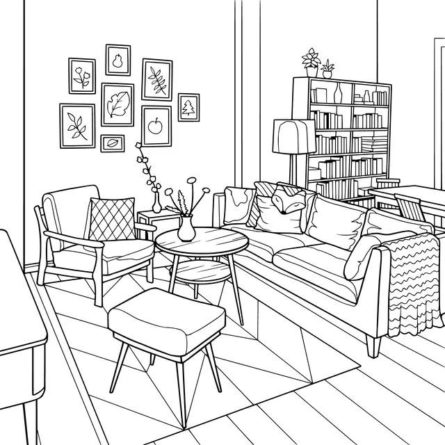 A Cozy Corner of the Living Room