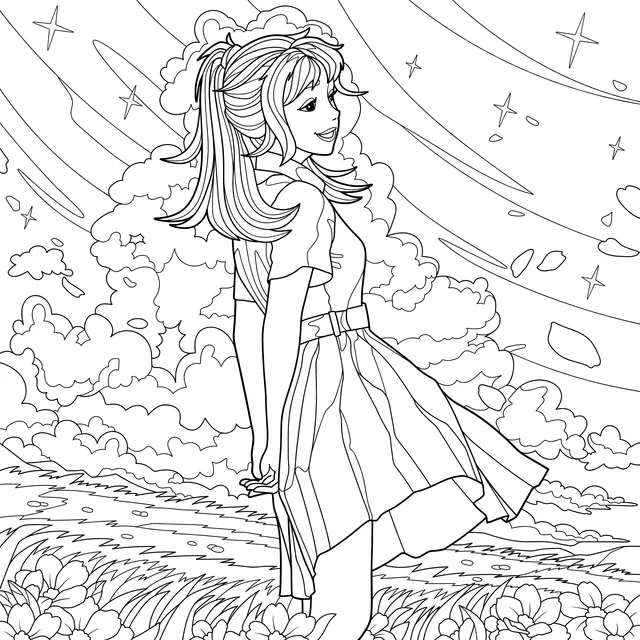 Girl in the Field