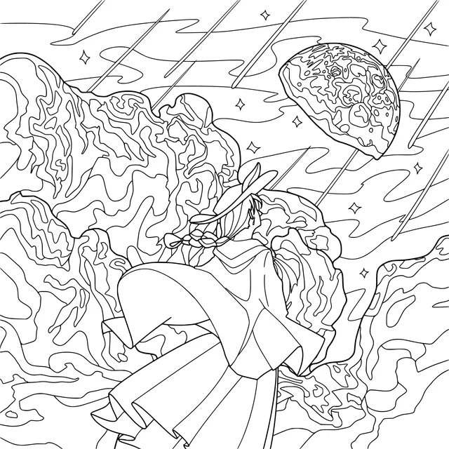 The Magician Gazing at the Planet