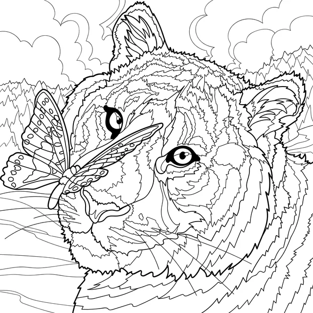Butterfly and Tiger