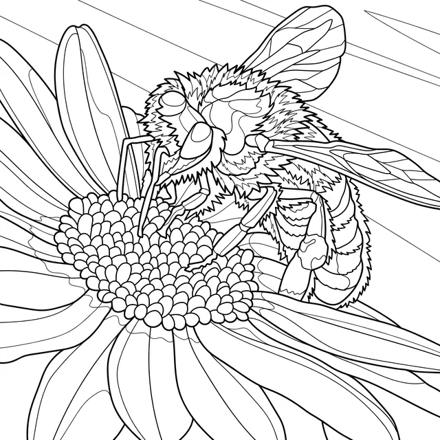 Honey - collecting Bee