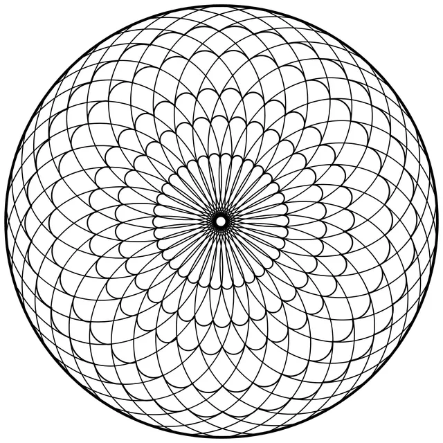 Colorful Circular Mandala Pattern