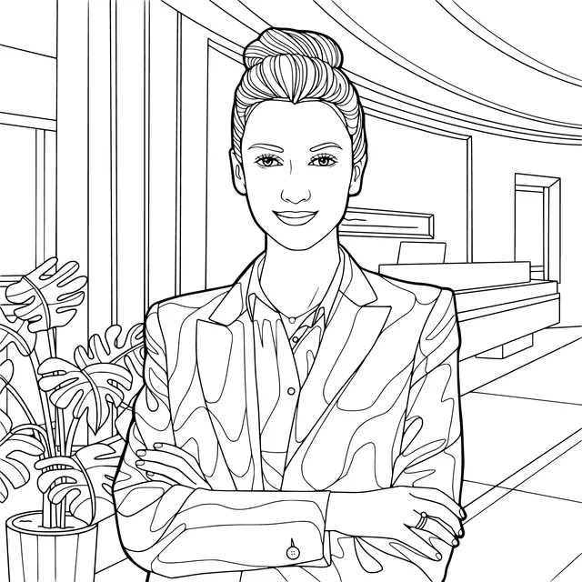 Confident Professional Woman