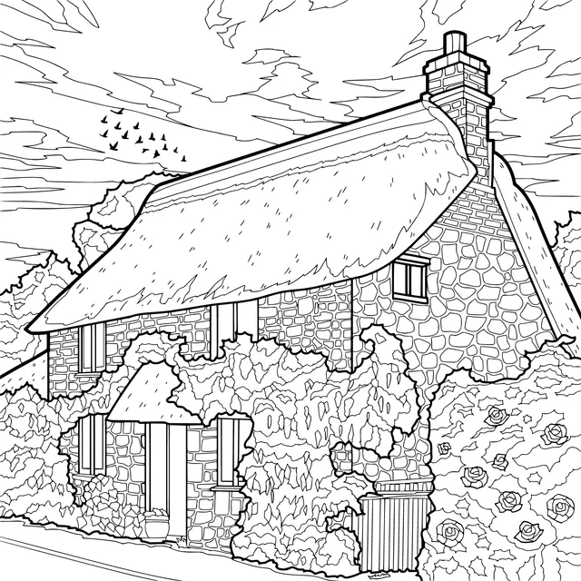 Colorful Country Cottage