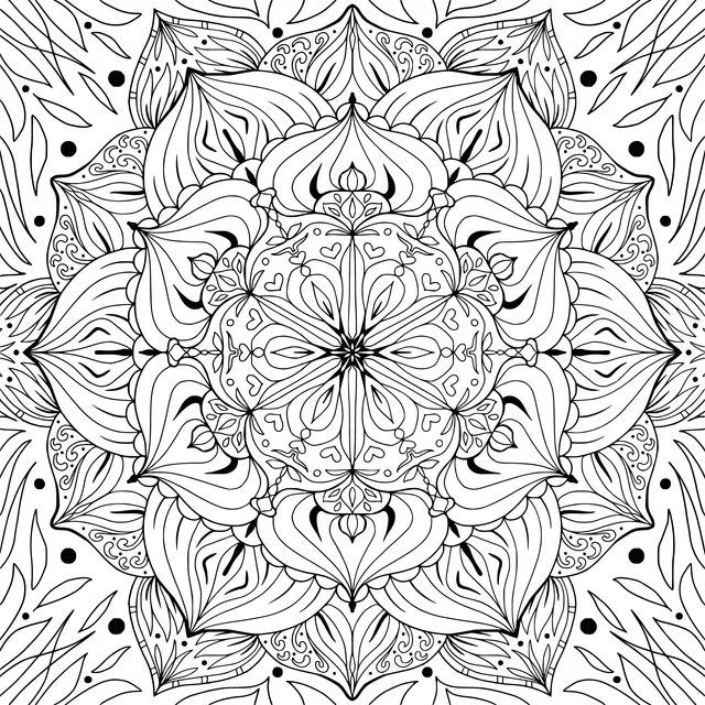 Gorgeous and Colorful Mandala Pattern