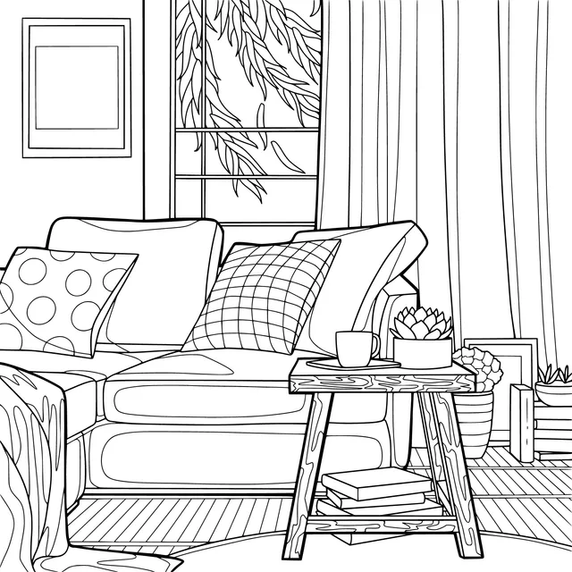 Cozy living - room corner