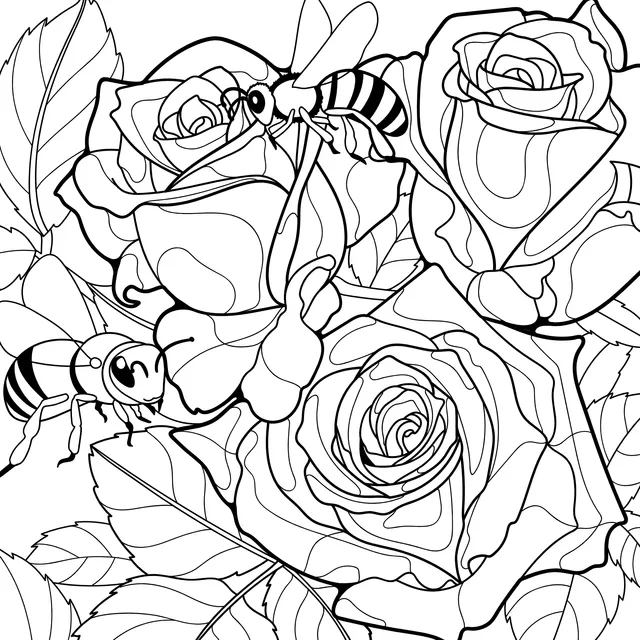 Bees and Roses