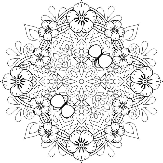 Floral Mandala Pattern