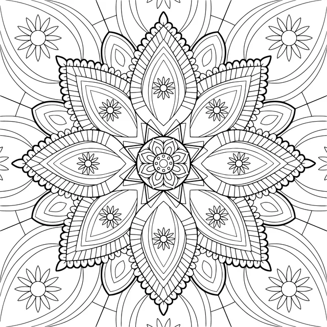 Colorful Mandala Pattern