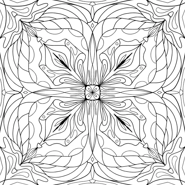 Colorful Symmetrical Pattern