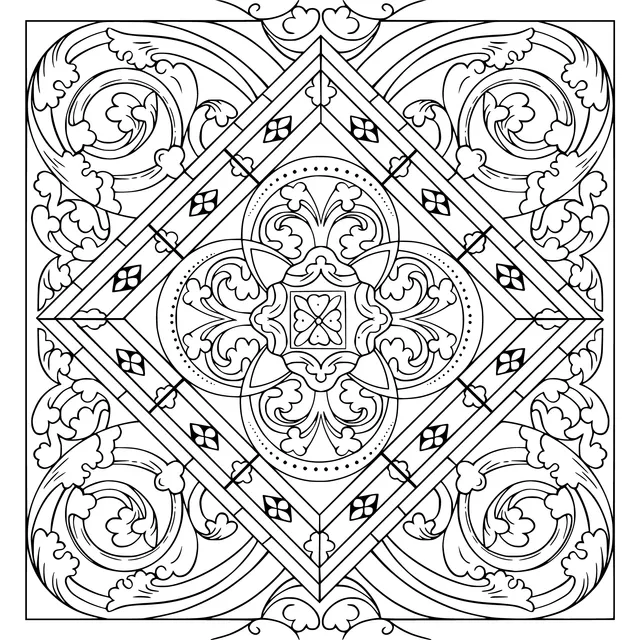 Colorful Geometric Pattern