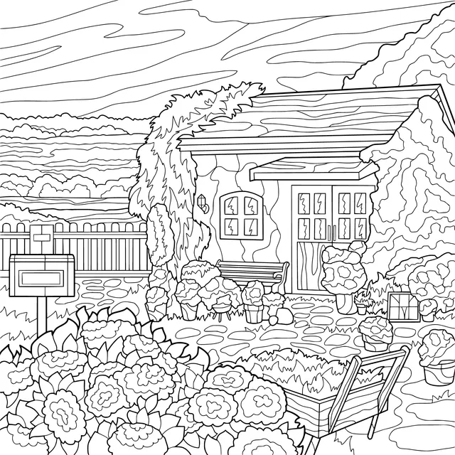 A Cozy Cottage in the Countryside