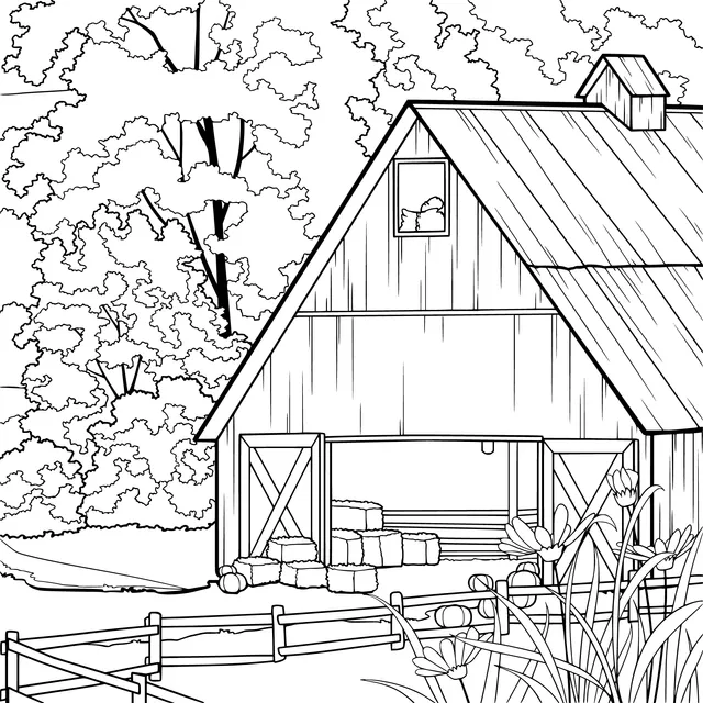 Autumn Farmhouse
