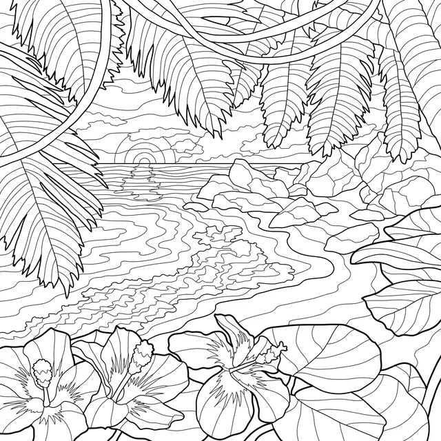 Tropical Seaside Scenery