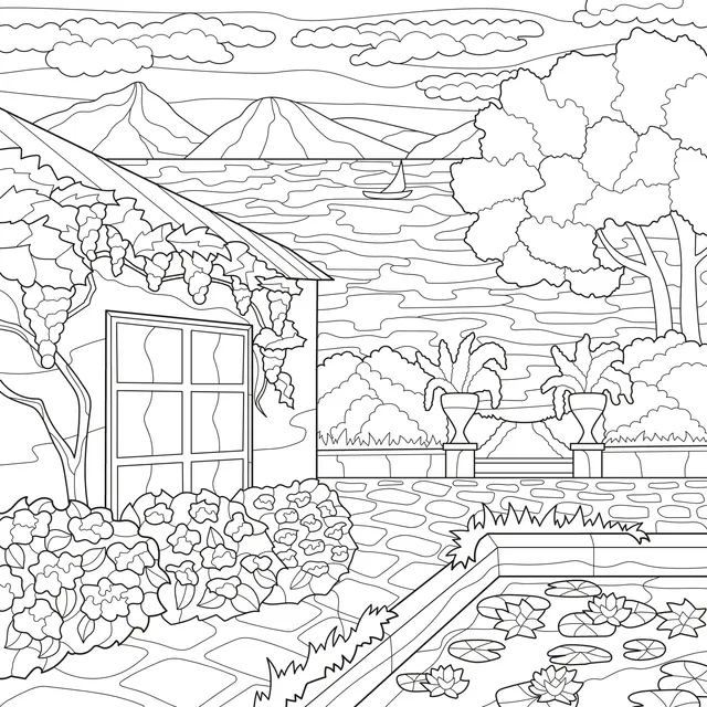 Lakeside Garden View