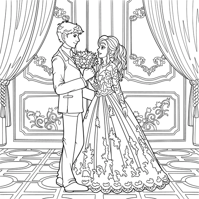 Newly - weds on the Stage