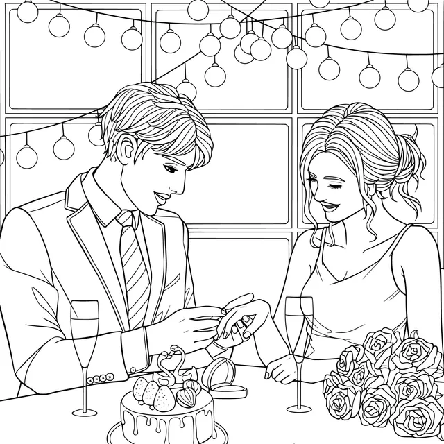 Romantic Proposal Moment