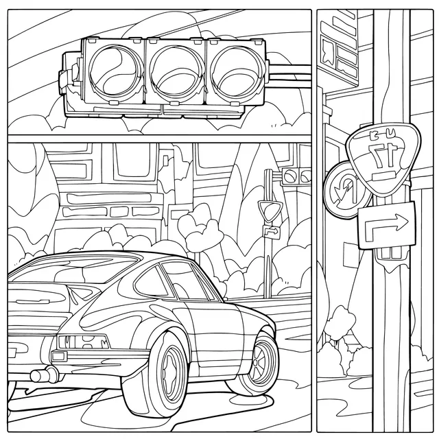 Traffic Elements on the Street