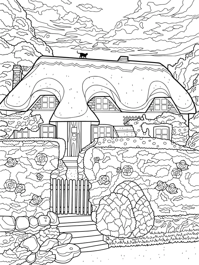 A Fairy - tale Style Cottage and Garden