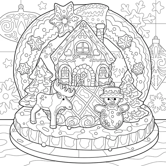 Christmas Gingerbread House Decoration