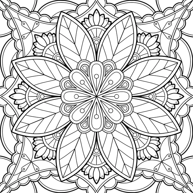 Colorful Mandala Pattern
