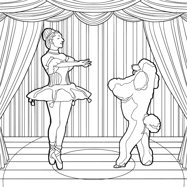 Animal - training performance in the circus