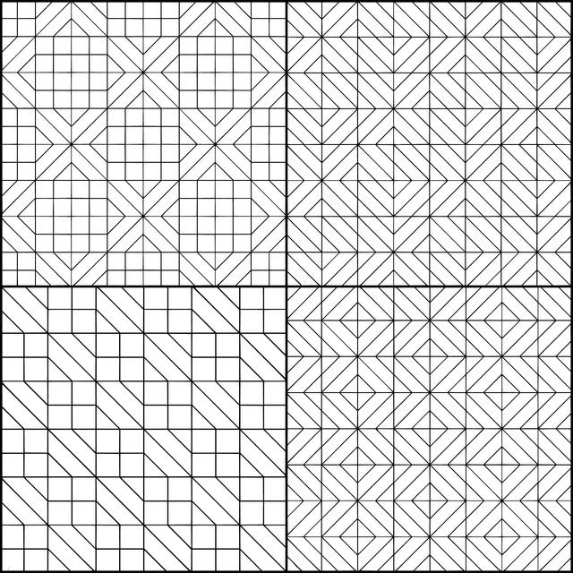 Collection of Colorful Geometric Patterns
