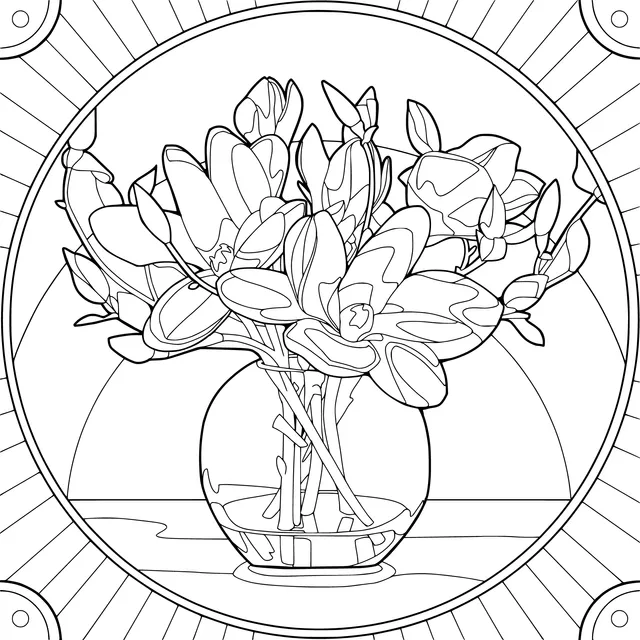 Magnolias in a Vase