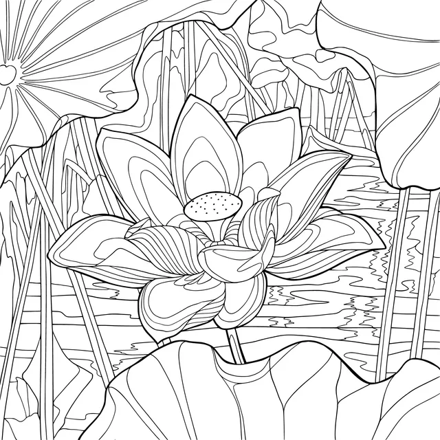 Blooming Lotus Flower