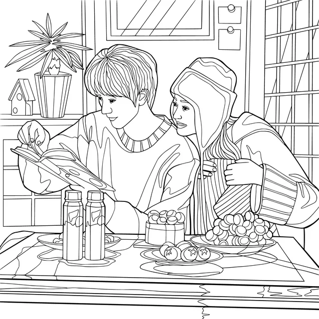 Couple's Reading Time